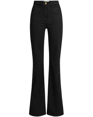 Elisabetta Franchi Flared Jeans - Black