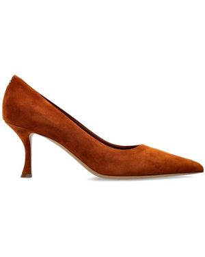 Ferragamo Schoenen ,Bruin ,Suède Elydea 70 Suède Pumps