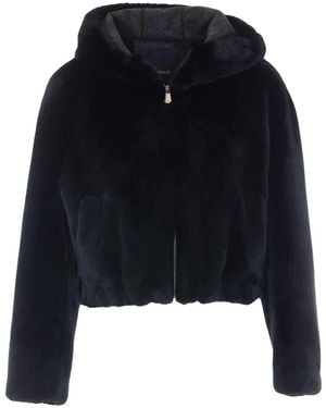 Pinko Faux Fur & Shearling Jackets - Azul