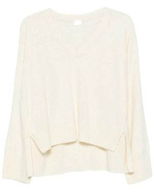 C.T.Plage V-Neck Knitwear - Natural