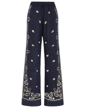 P.A.R.O.S.H. Broeken ,Blauw ,Wide Broeken