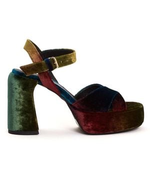 Elena Iachi High Heel Sandals - Verde