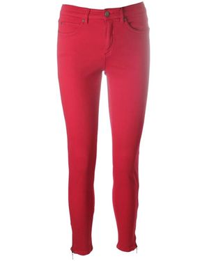 Cro Slim-Fit Trousers - Rojo