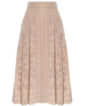 Alberta Ferretti Midi Skirts - Pink