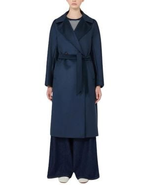 Weekend by Maxmara Jassen ,Blauw ,Wol Resina Mantel