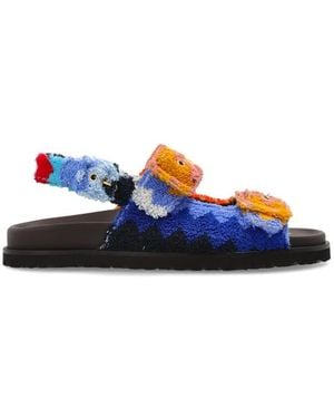 Missoni Flat Sandals - Blue