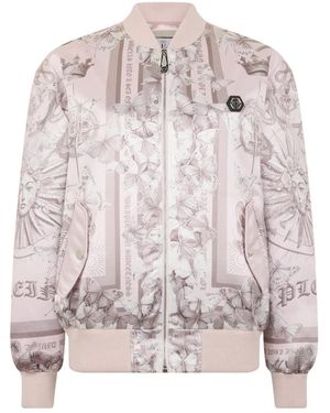 Philipp Plein Bomber Jackets - Morado