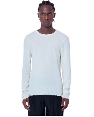Our Legacy Verlängerter Langarm-Pullover - Blau