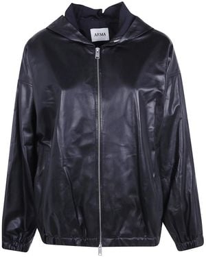 Arma Leather Jackets - Bleu