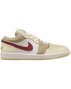 Nike Leren Sneakers Met Ronde Neus - Meerkleurig