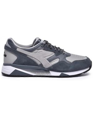Diadora Sneaker Met Rubberen Zool - Blauw
