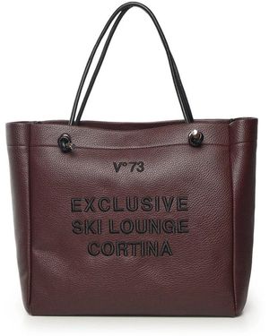 V73 Tote Bags - Purple