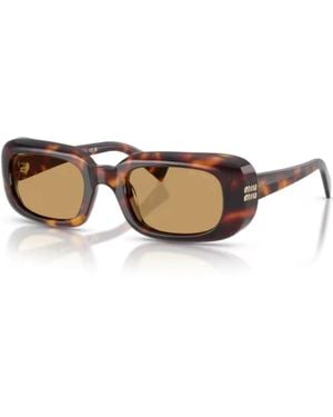 Miu Miu Mub13S Zonnebril - Bruin