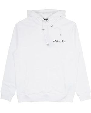 Balmain Hoodies - White