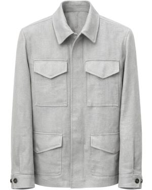 Eleventy Light Jackets - Gray