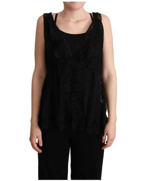 Dolce & Gabbana Sleeveless Tops - Nero