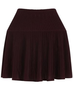 Alaïa Short Skirts - Morado