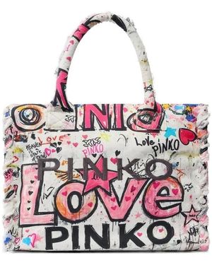 Pinko Tote Bags - Red