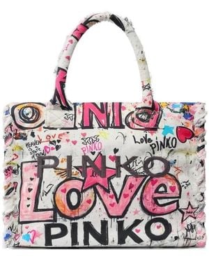 Pinko Tote Bags - Red