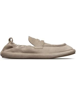 Barracuda Vintage Suede Loafer Weiß - Grau