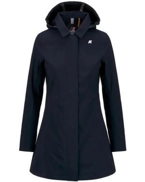 K-Way Jassen ,Blauw ,Polyester Mathy Bonded Jacket