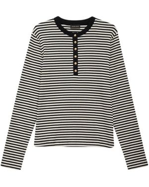 Anine Bing Long Sleeve Tops - Black