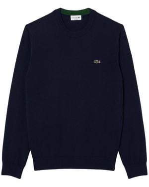 Lacoste Round-Neck Knitwear - Blue