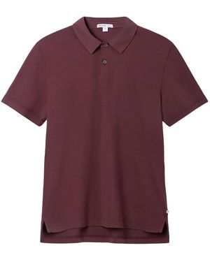 James Perse Tops ,Paars ,Katoen Revised Standard Polo