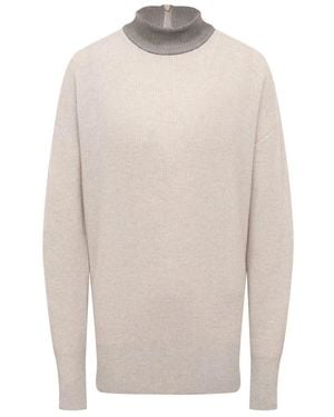 Brunello Cucinelli Cashmere Knitwear - Blanc