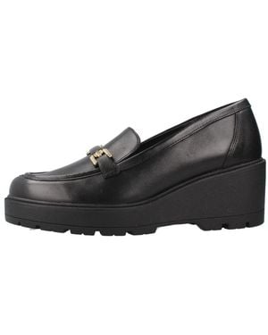 Geox Miereille Wedge Loafers - Schwarz