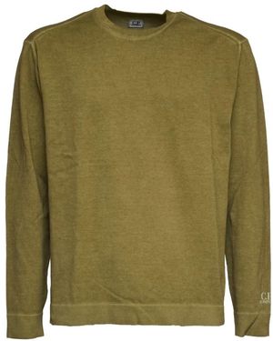 C.P. Company Round-Neck Knitwear - Green
