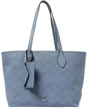 Twinset Tote Bags - Bleu
