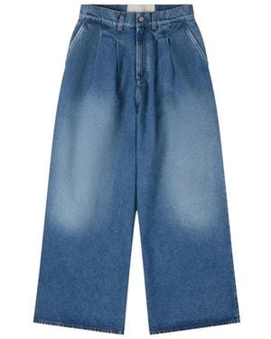ERL Wide Jeans - Bleu