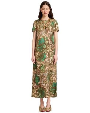 La DoubleJ Swing Dress - Groen
