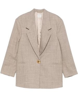 Alysi Blazer Over Maxi - Natur