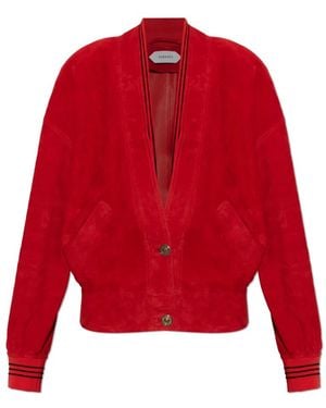 Versace Wildlederjacke - Rot