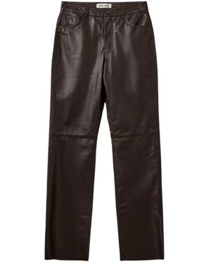 Sofie Schnoor Leather Trousers - Gris