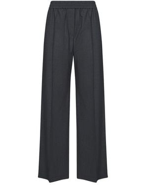 Brunello Cucinelli Wide Trousers - Azul