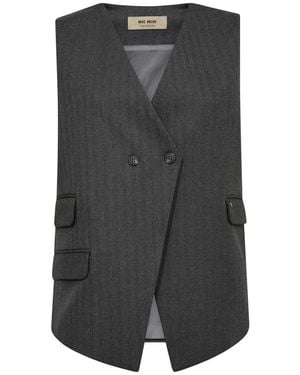 Mos Mosh Waistcoats - Gray