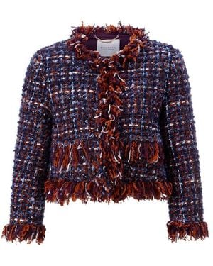 Rich & Royal Tweed Jackets - Purple