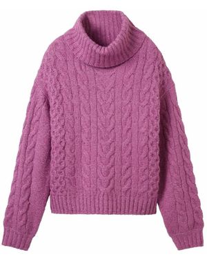 Tom Tailor Pullover Uni - Lila