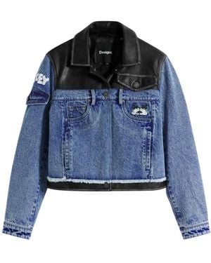 Desigual Denim Jackets - Blue