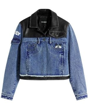 Desigual Denim Jackets - Blue