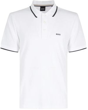 BOSS Polo Shirts - Blanco