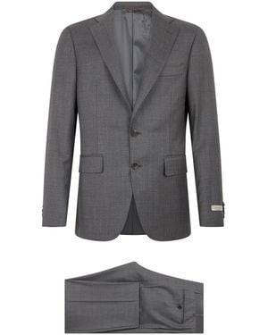 Canali Single Breasted Suits - Grey