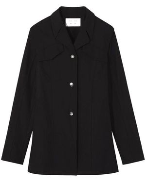 Proenza Schouler Schwarzer Anzugblazer Mit Kerbrevers