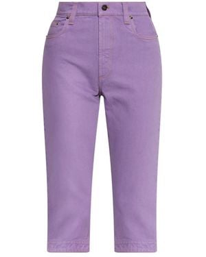 Versace Cropped Jeans - Morado