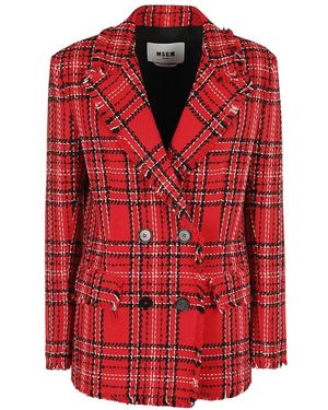 MSGM Stijlvolle Jas - Rood