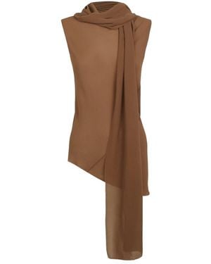Cortana Sleeveless Tops - Marrón