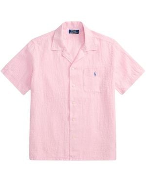Ralph Lauren Short Sleeve Shirts - Pink